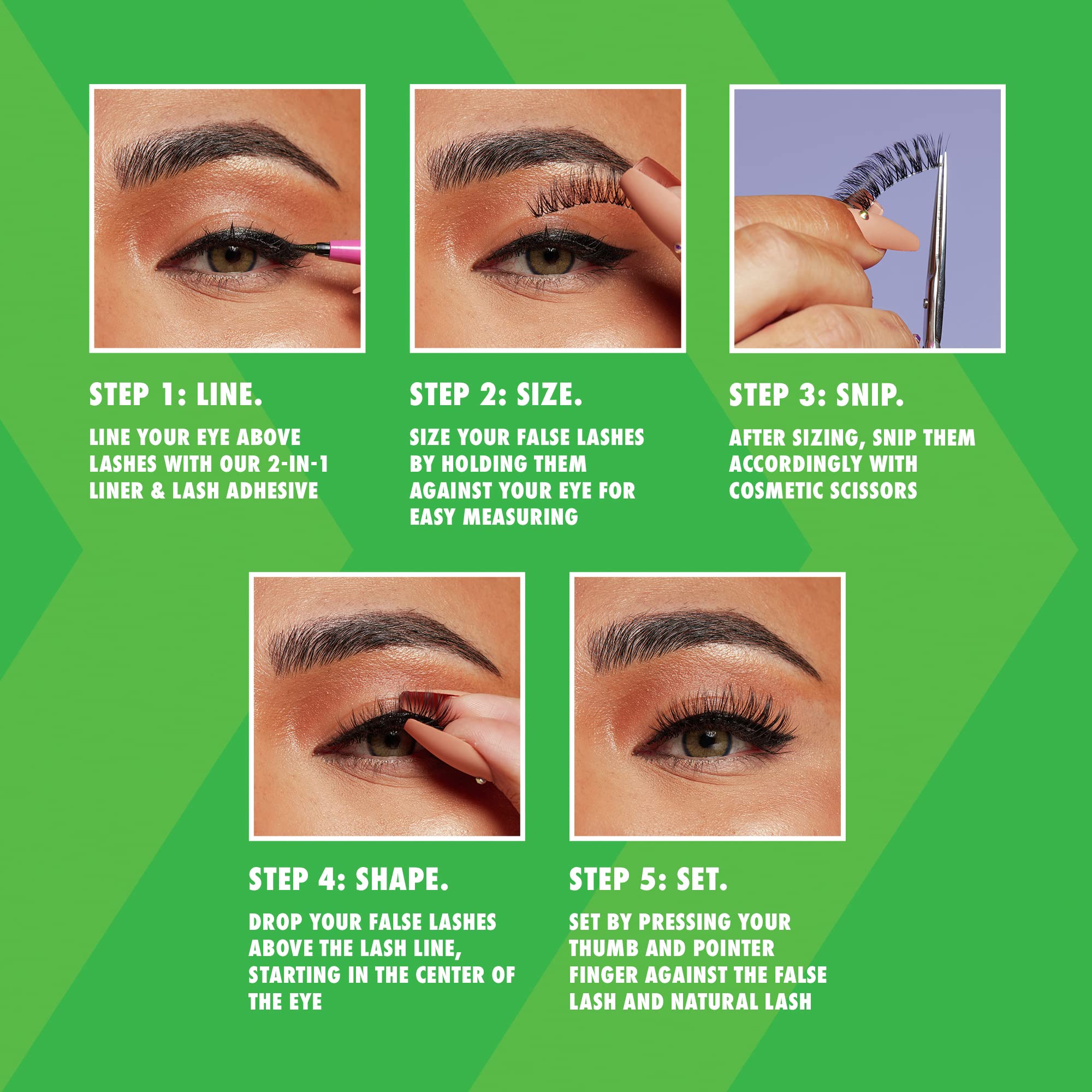 NYX PROFESSIONAL MAKEUP Jumbo Lash! Vegan False Eyelashes, Up to 12HR Wear, Reusable Fake Lashes - Wispy Flutter