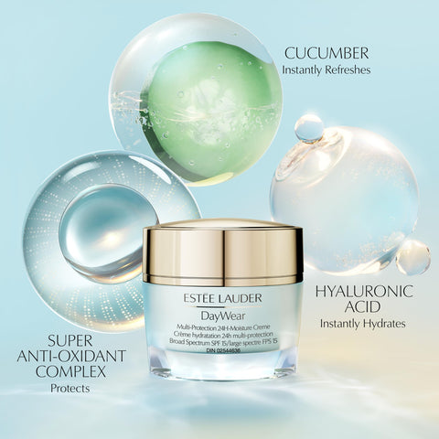 Estée Lauder DayWear Multi-Protection Anti-Oxidant 24H-Moisture Cream SPF 15 | Anti-Aging Moisturizer | Face Moisturizer for Dry Skin, 1.7 Ounce