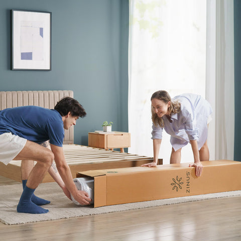 Zinus 6 Inch Green Tea Cooling Memory Foam Mattress [New Version], Short Queen, Fiberglass Free, Medium Firmness, Cooling Gel Foam, Certified Safe Foams & Fabric, Mattress in A Box
