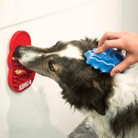 KONG Licks Mat Treat Dispenser with Ridges and Grooves (Small)