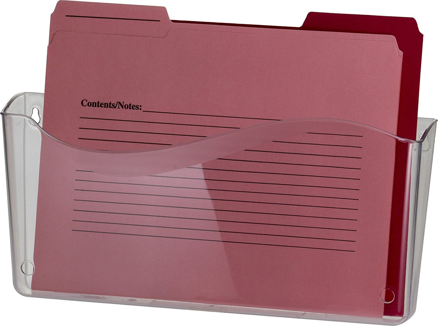 Officemate Unbreakable Wall File, Letter/A4 Size, Clear (21624)