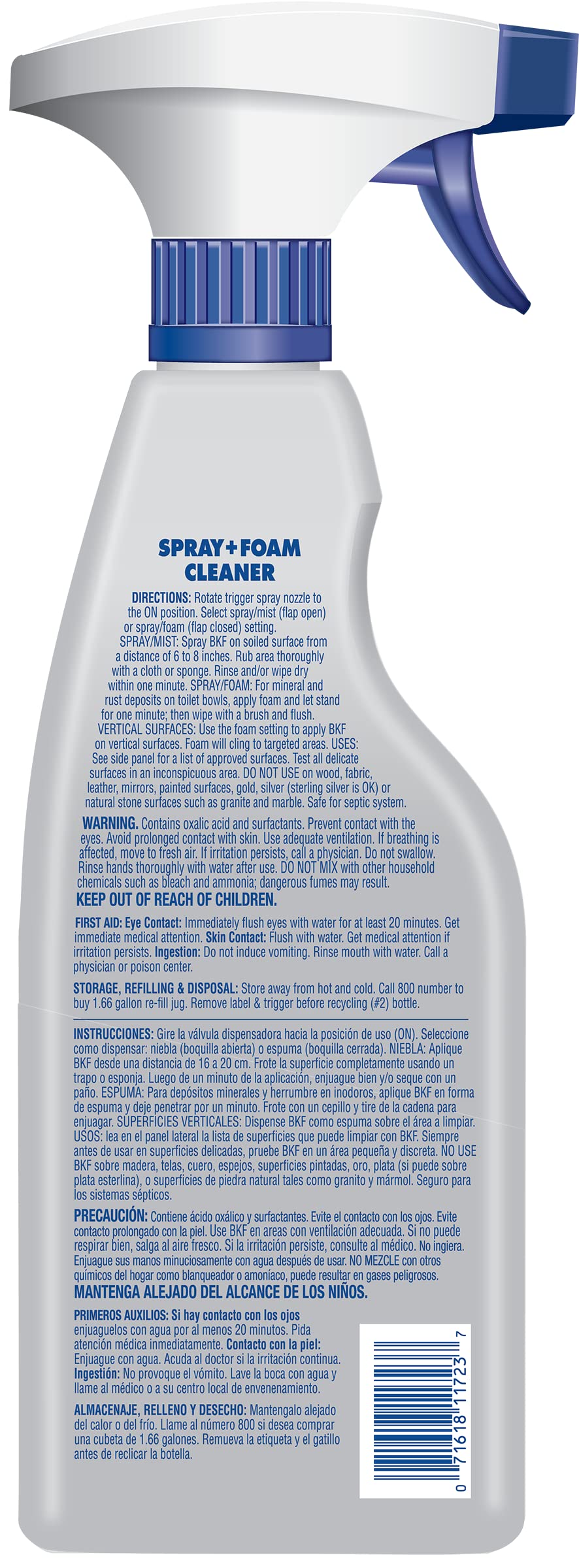 Bar Keepers Friend MORE Spray and Foam Cleaner - 25.4oz