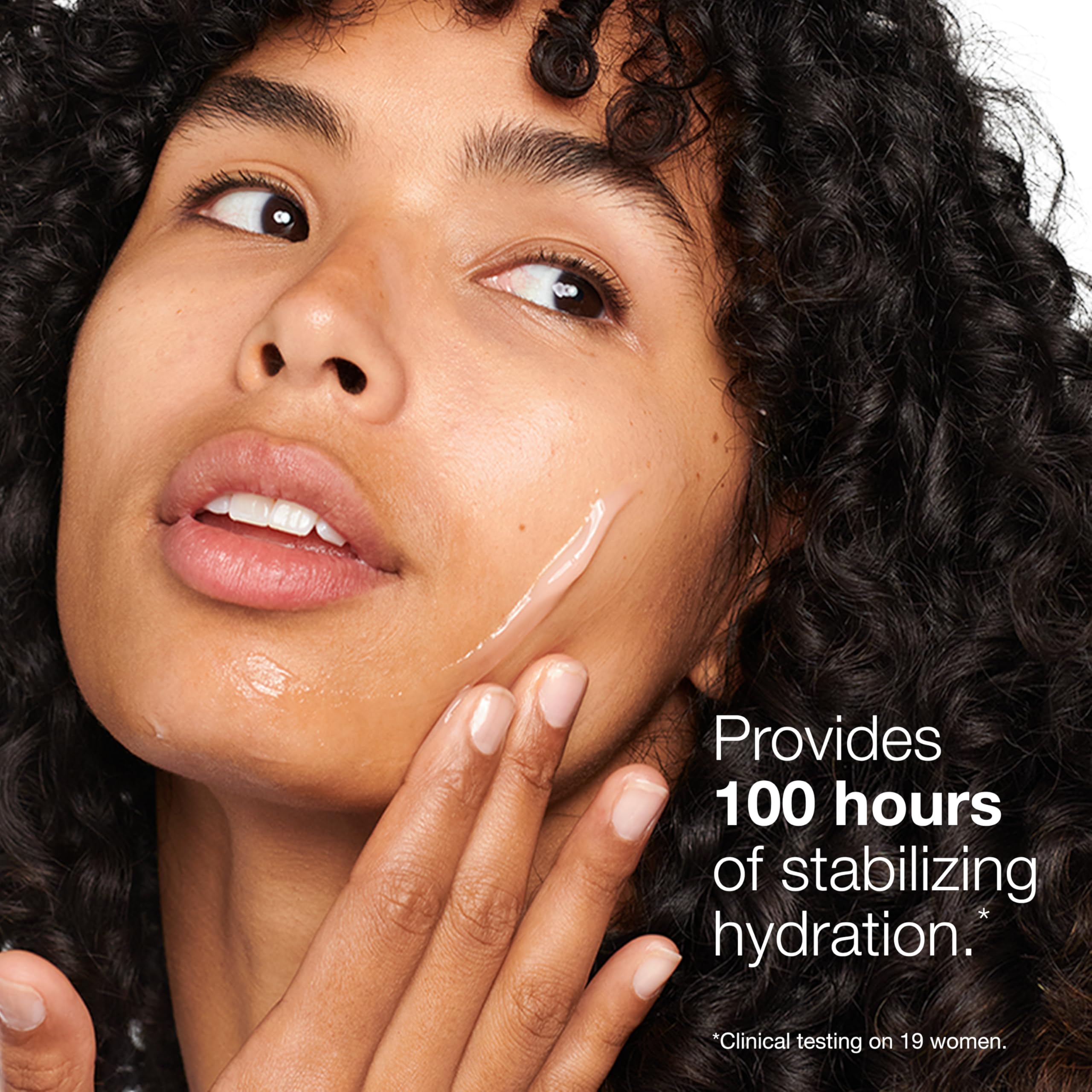 Clinique Moisture Surge 100H Auto-Replenishing Hydrator Oil Free Face Moisturizer | With Hyaluronic Acid, Aloe Bioferment and Vitamins C + E | For All Skin Types | Hydrating + Moisturizing, 1 Fl Oz