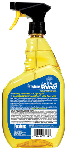 Prestone AS246 Ice and Frost Shield Vehicle Glass Treatment, 32 oz.