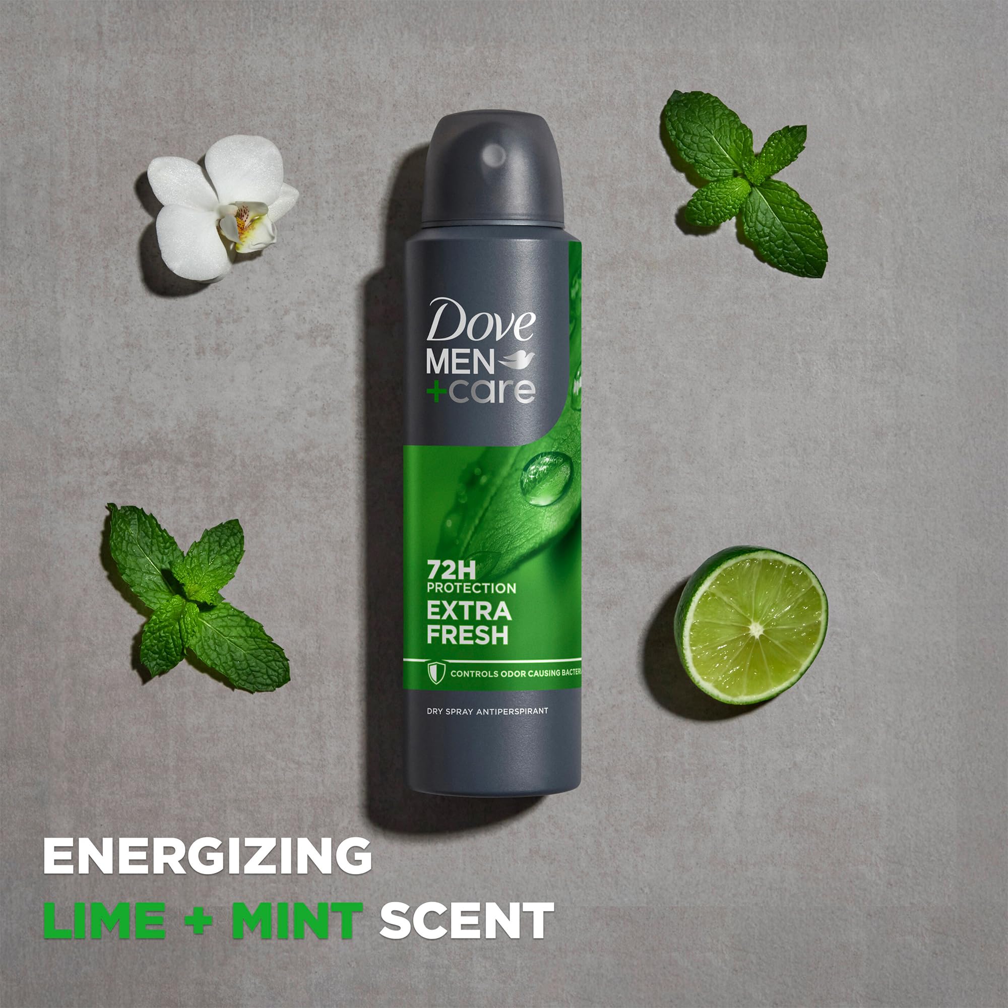Dove Men+Care Dry Spray Antiperspirant for Men 2-Pack (3.8 Oz Ea) + Travel Body Wash (3 Oz) – 72H Protection, Long-Lasting Extra Fresh Fragrance