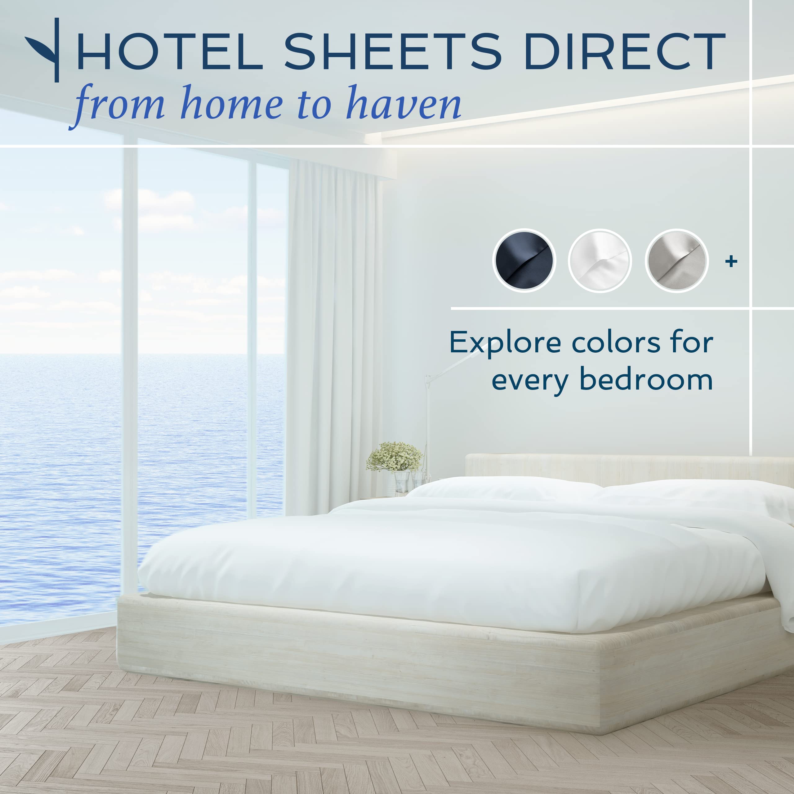 Hotel Sheets Direct 4 Piece Bed Sheet Set King Size, 100% Viscose Derived from Bamboo Sheets Set with 2 Pillowcases, Cooling & Breathable Luxury Bedding, Moisture-Wicking & Silky Soft, Light Pink
