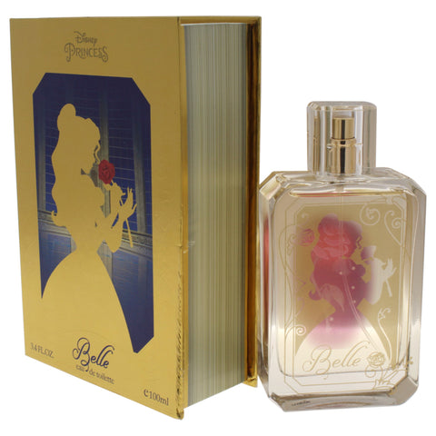 Disney Princess Belle Eau de Toilette Spray for Kids, 3.4 Ounce