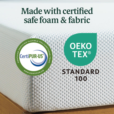 Zinus 6 Inch Green Tea Cooling Memory Foam Mattress [New Version], Short Queen, Fiberglass Free, Medium Firmness, Cooling Gel Foam, Certified Safe Foams & Fabric, Mattress in A Box