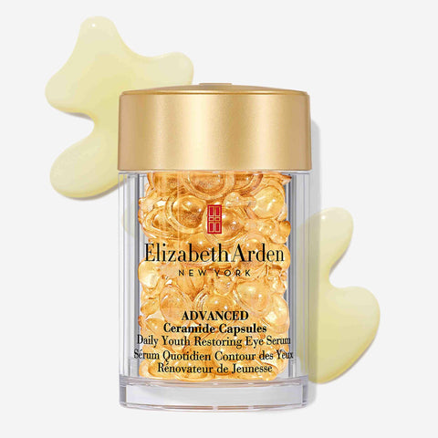 Elizabeth Arden Advanced Ceramide Eye Serum Capsules, Youth Restoring Daily Skin Care, 60 Count