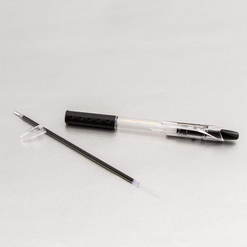 Pentel RSVP RT Retractable Ballpoint Pen, (1.0mm) Medium Line, Black Ink, Pack of 2 (BK93BP2A)