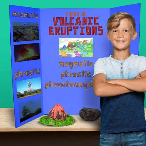 Flipside Products Blue Project Display Board 36X48 in