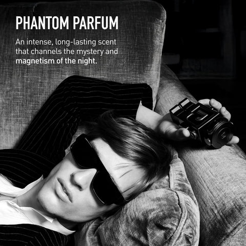 Rabanne Phantom Parfum for Men - Aromatic Woody Amber Perfume with Lavender, Vanilla & Vetiver - Long Lasting & Addictive Refillable Fragrance Spray from Paris, 1.7 oz