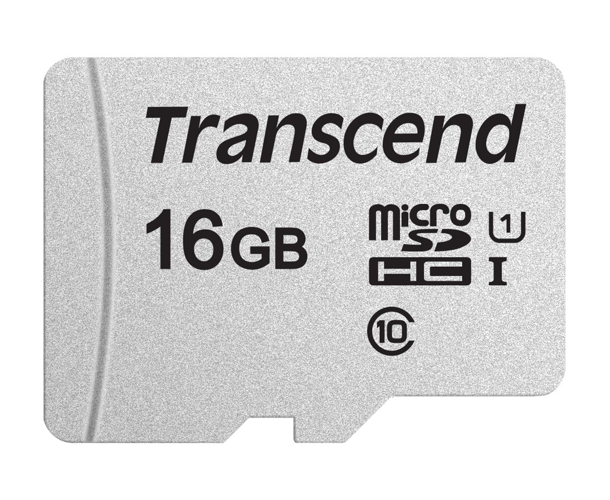 Transcend 16GB MicroSDXC/SDHC 300S Memory Card TS16GUSD300S-A