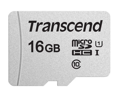 Transcend 16GB MicroSDXC/SDHC 300S Memory Card TS16GUSD300S-A