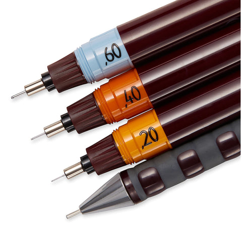 rOtring Isograph Technical Drawing Pens, Set, 3-Piece College Set (.20-60 mm)