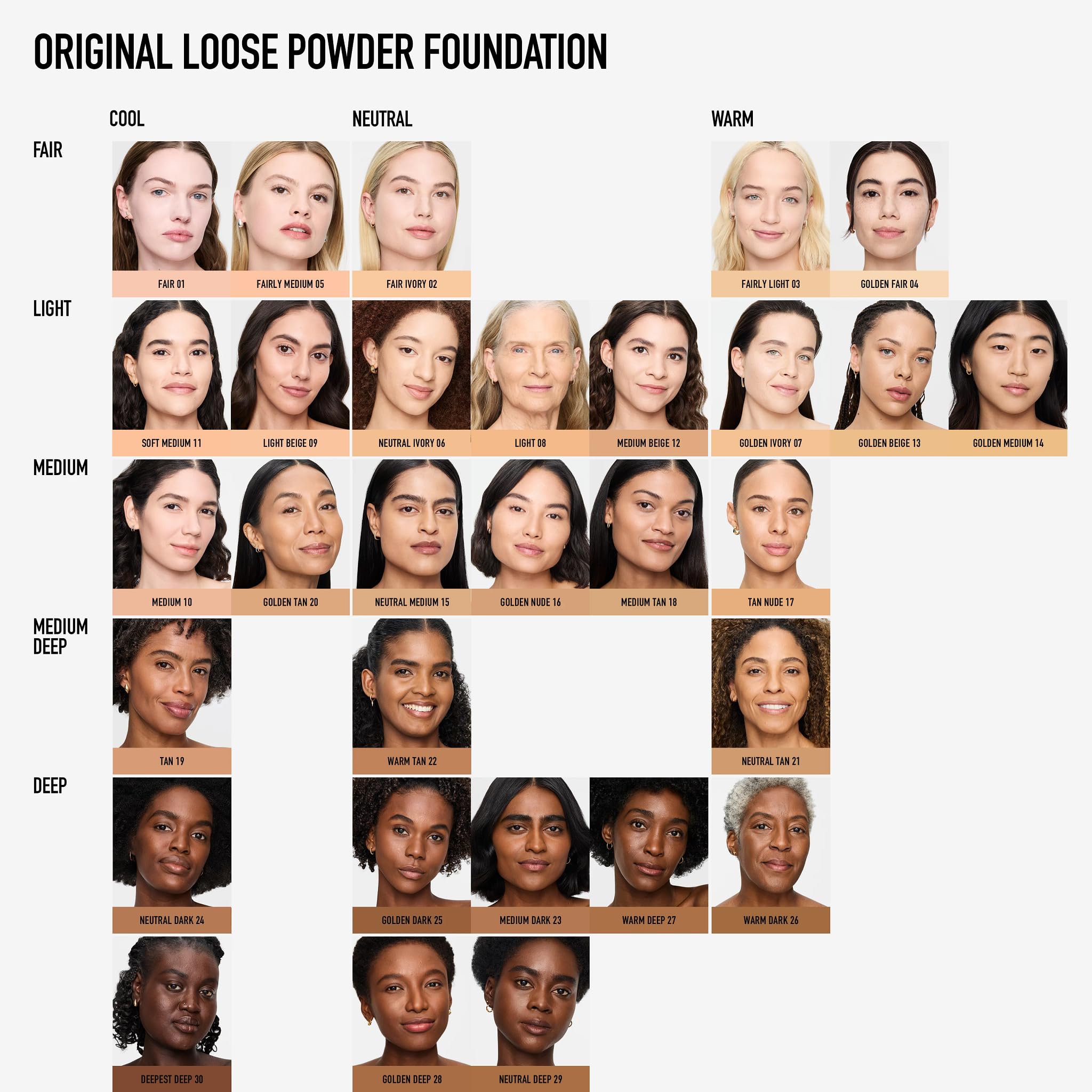 Original Loose Powder Foundation SPF 15, Neutral Deep 29, Vegan, Cruelty-Free & Dermatologist-Tested