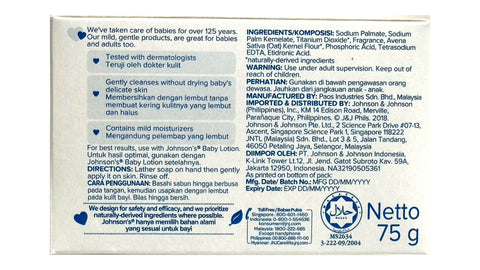 Johnson's Baby Soap Gentle by Johnson & Johnson for Kids - 3.5 oz Soap