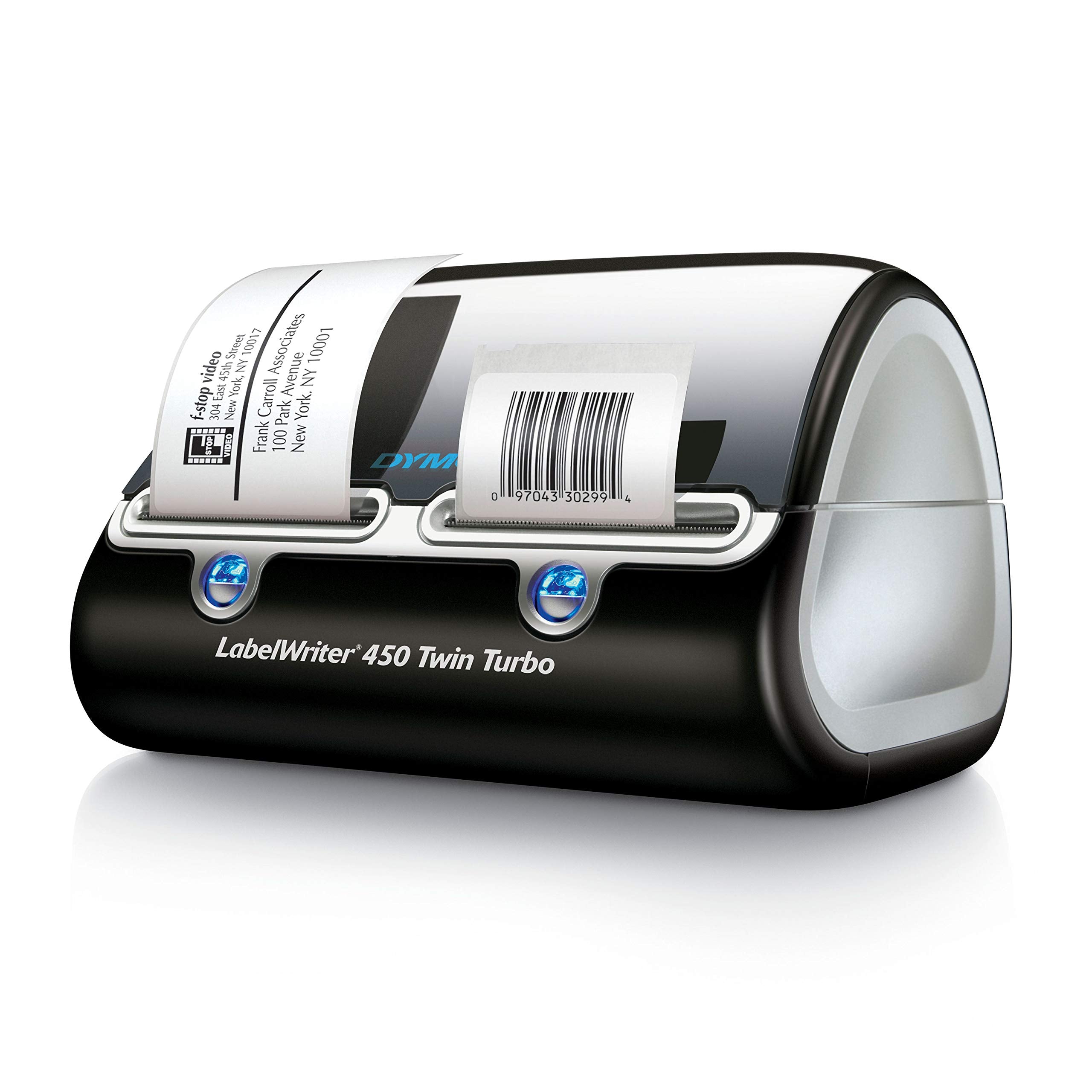 DYMO Label Printer, Label Writer 450 Twin Turbo, Direct Thermal Printer - Fast Printing, Home & Office Organization, Great for Labeling, Filing, Shipping, Mailing, Barcodes, and More