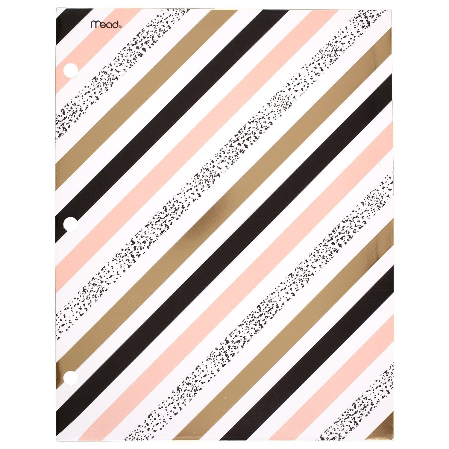 Mead Pocket Folder, 2-Pocket, 12" x 9-3/8", Shape It Up, Design Selected Selected For You, 1 Count (33226)