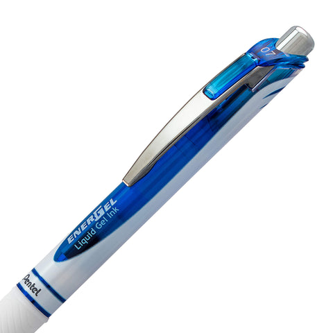 Pentel EnerGel Pearl Deluxe RTX Retractable Liquid Gel Pen, (0.7mm), Accent, Blue Ink, 2 Pack (BL77WBP2C)