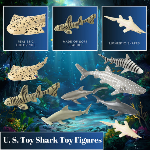 Shark Toy Animals (12 Count)