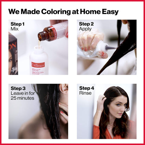 Revlon Permanent Hair Color, Permanent Hair Dye, Colorsilk with 100% Gray Coverage, Ammonia-Free, Keratin and Amino Acids, 31 Dark Auburn, 4.4 Oz (Pack of 1)
