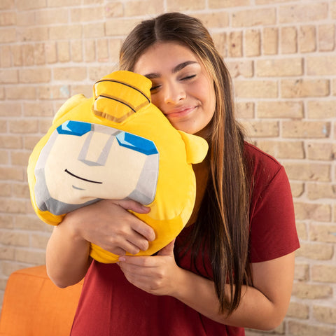 Club Mocchi-Mocchi- Transformers Plush - Bumblebee Plush - Transformer Toys - Transformers Rise of the Beasts Toys - Collectible Squishy Plushies - 9 Inch