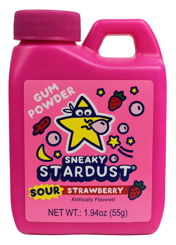 kidsmania Set of 6 Assorted Sneaky Stardust Magical Morphing Gum Jugs-Transforms From Powder to Gum in Your Mouth-2.5inch L x 1inch W x 3.5inch H-1.94 oz.