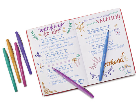 Paper Mate Flair Felt Tip Pens, Medium Point (0.7mm), Limited Edition Candy Pop Pack, 16 Count
