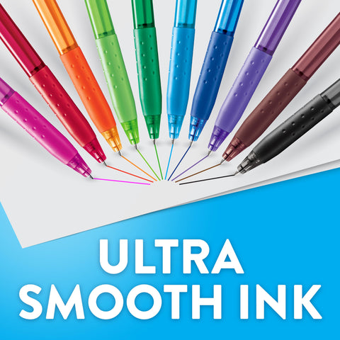 Paper Mate InkJoy 300RT Retractable Ballpoint Pens, Medium Point (1.0mm), 24 Count - Colorful Office Supplies, Writing, Journaling