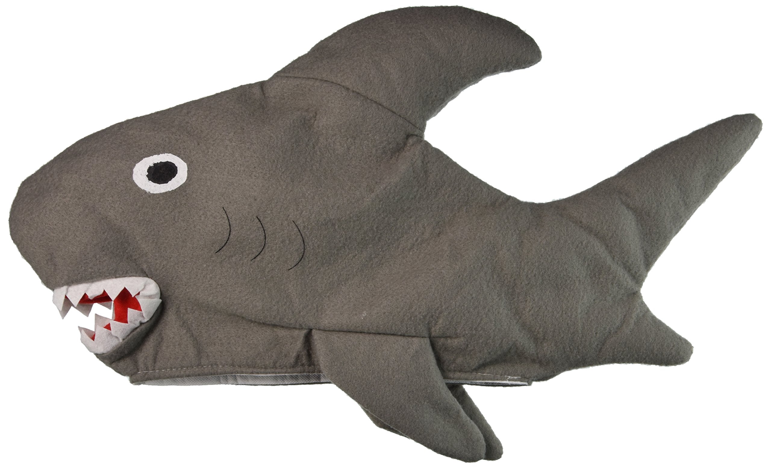 U. S. Toy One Shark Theme Plush Hat, 24", Gray (USTH310)