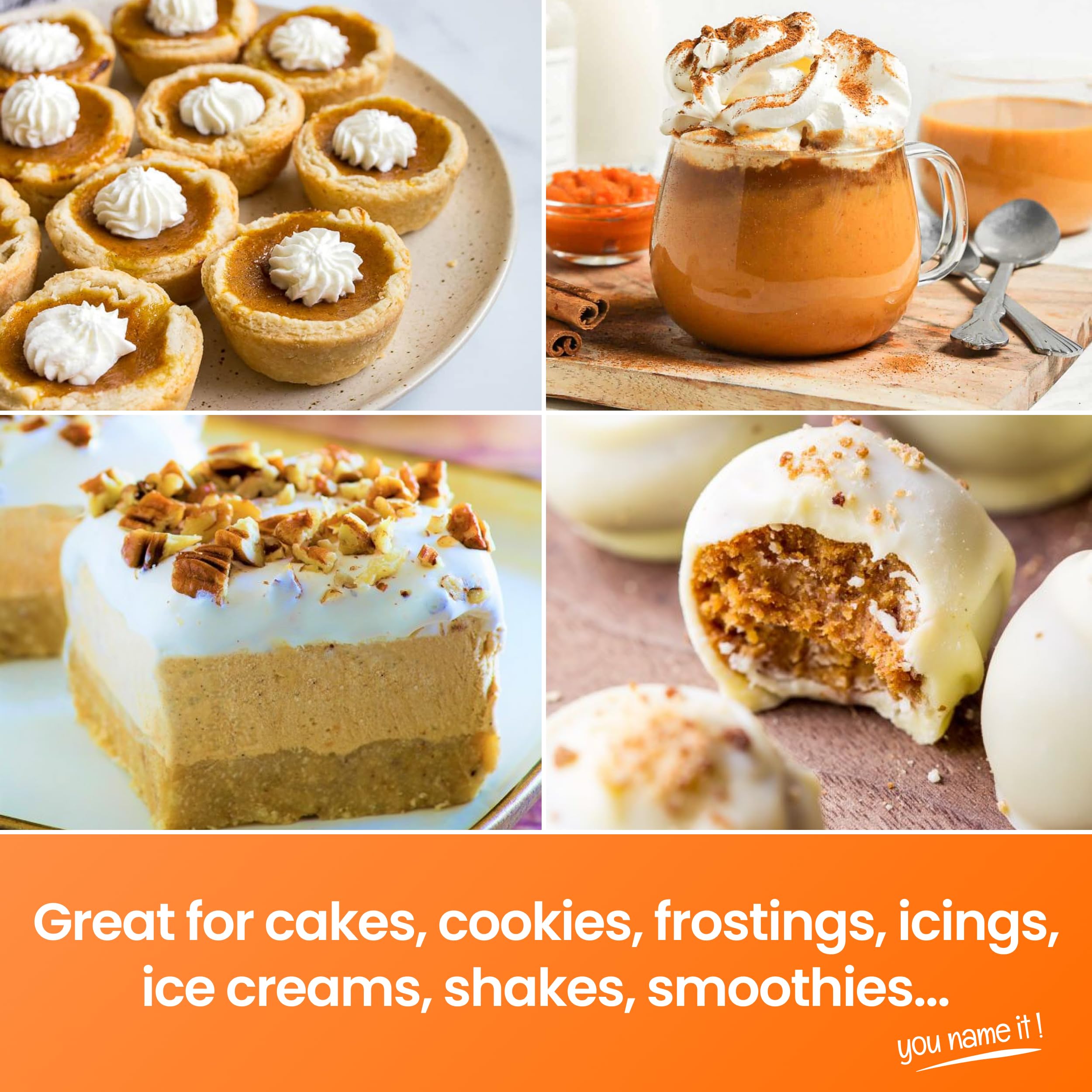 Lorann Oils Pumpkin Spice Bakery Emulsion: Genuine Pumpkin Spice Blend, Perfect for Boosting Fall Flavors in Cakes, Cookies & Desserts, Gluten-Free, Keto-Friendly, Pumpkin Spice Flavoring Essential