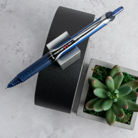 PILOT Precise V5 RT Refillable & Retractable Liquid Ink Rolling Ball Pens, Extra Fine Point (0.5mm) Navy Ink, 12-Pack (13447)