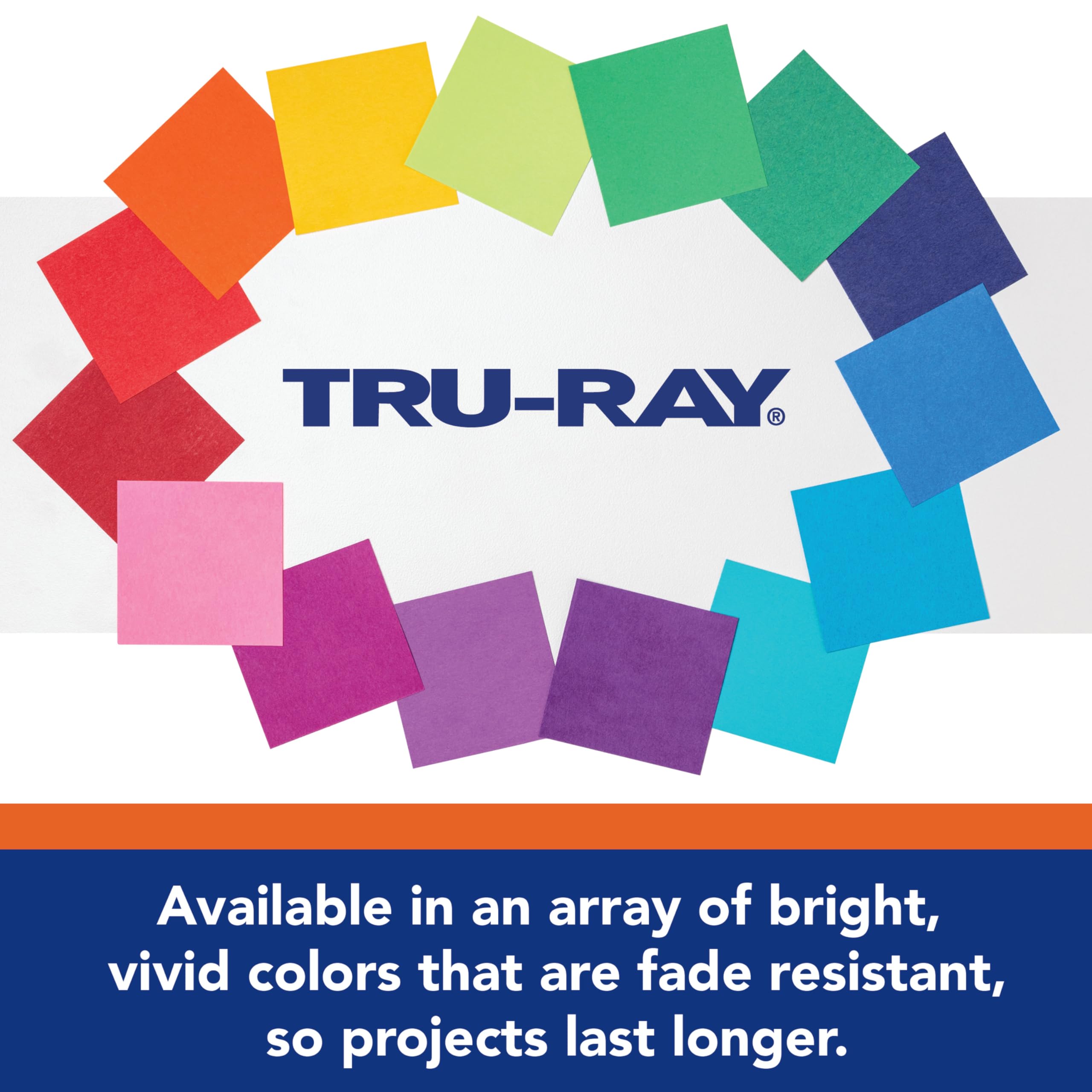Tru-Ray Construction Paper 9x12" Atomic Blue