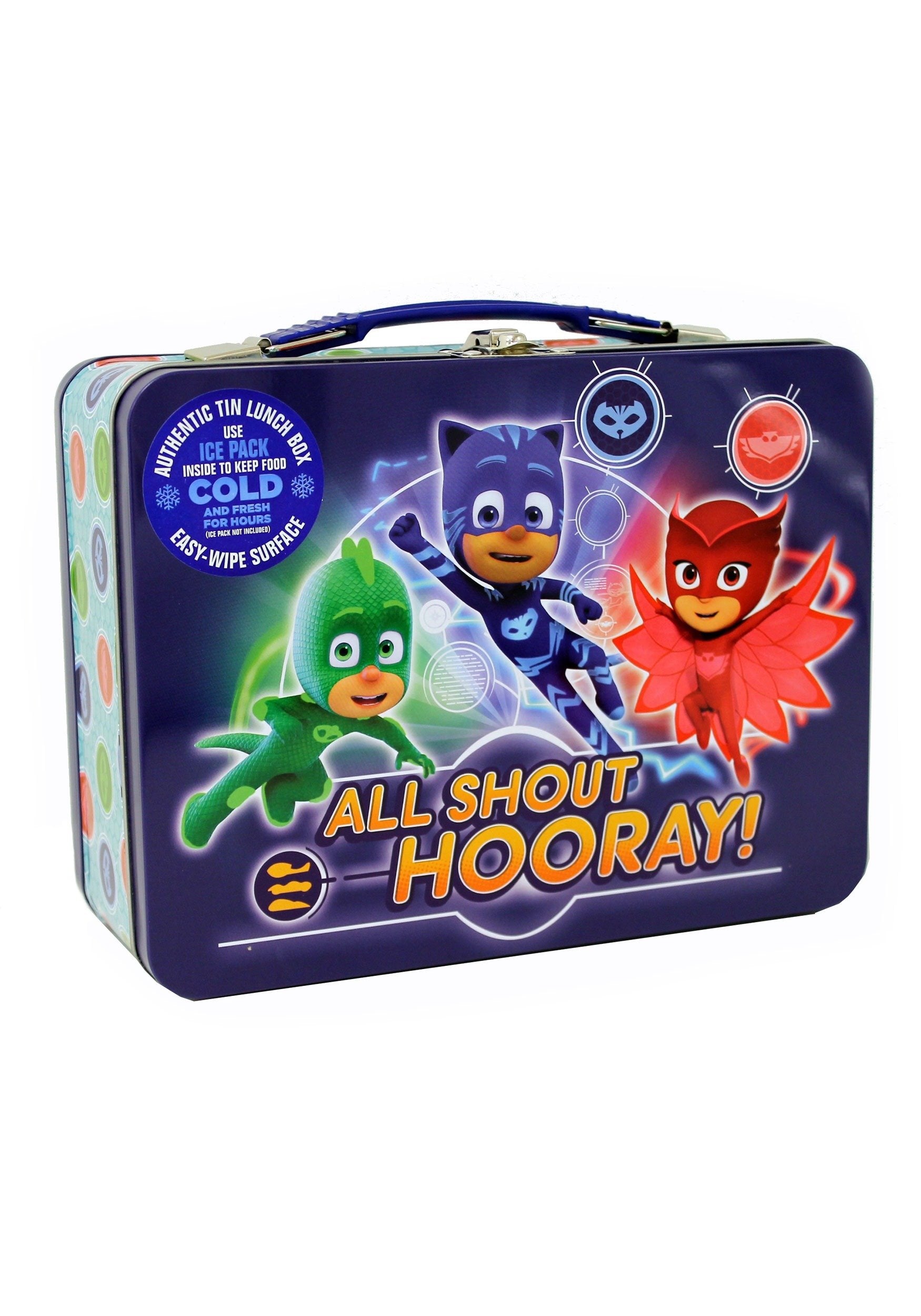 The Tin Box Company 604707-DS Pj Masks Classic Lunchbox, Blue