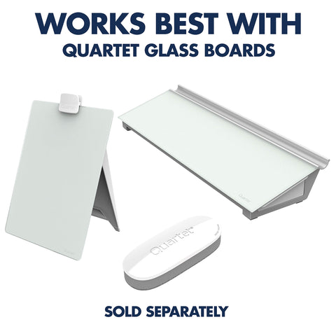 Quartet Glass Board Dry Erase Markers, Premium, Fine Tip, Assorted Colors, 4 Pack (79555)