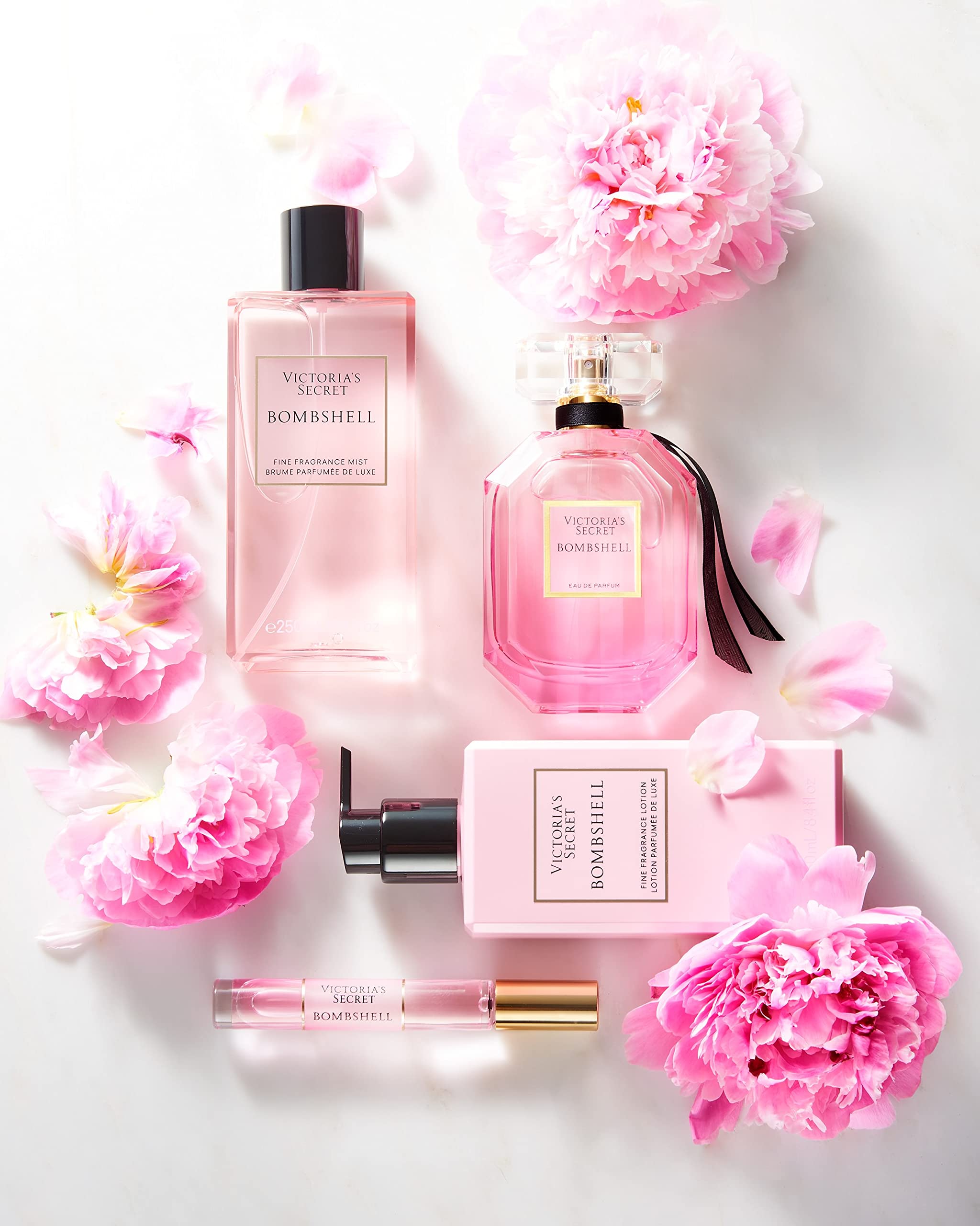 Victoria's Secret Bombshell Eau de Parfum Rollerball, Notes of Purple Passion Fruit, Shangri-La Peony & Vanilla Orchid, Travel Size Mini Perfumes for Women (0.23 oz)