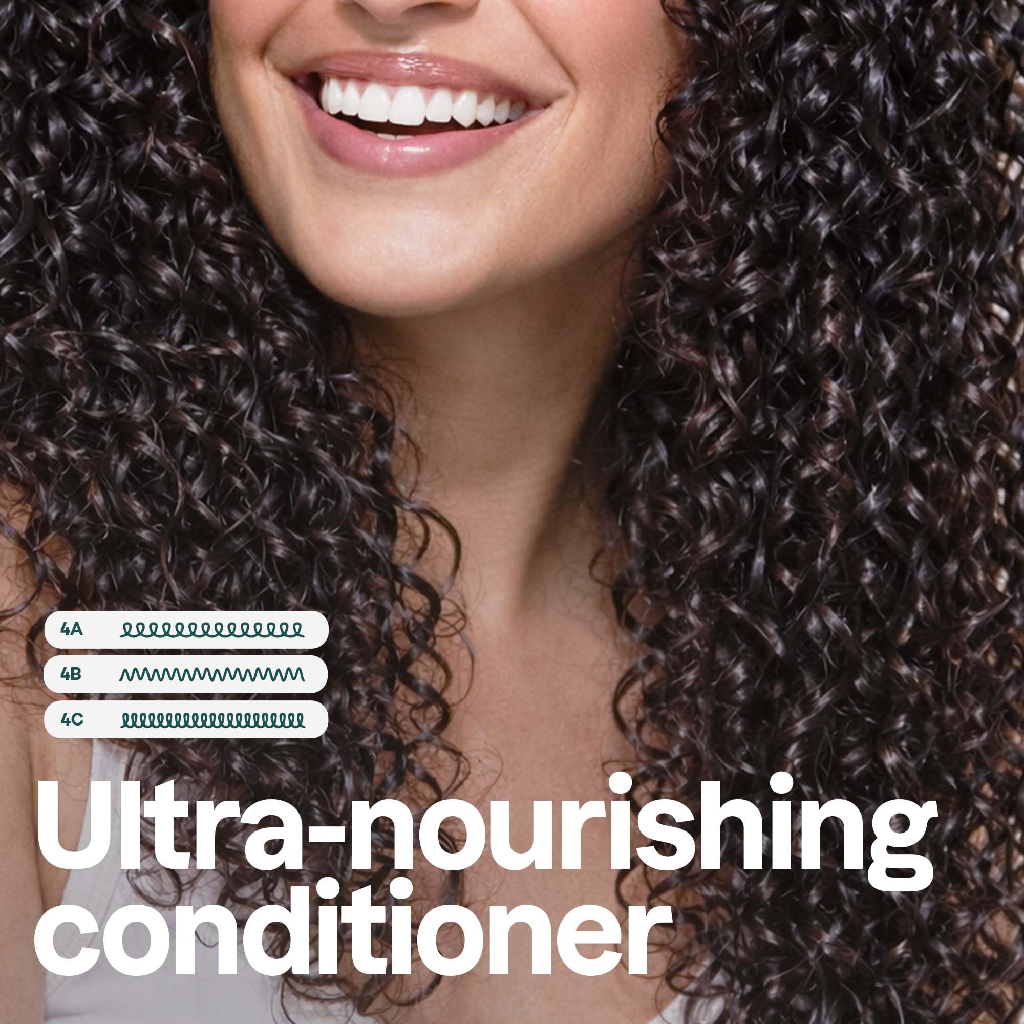 ATTITUDE Ultra-Nourishing Conditioner for Curly Hair with Shea Butter, Vegan Detangler and Naturally Derived 4a, 4b, 4c Curl Type, Deeply Nourishes Curls, 16 Fl Oz