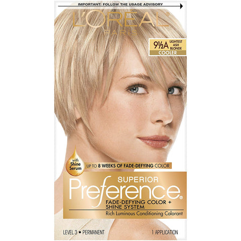 L'Oreal Superior Preference - 9-1/2A Lightest Ash Blonde (Cooler) 1 Each (Pack of 5)