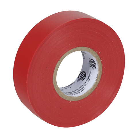 Duck Brand Professional Grade Electrical Tape, 3/4-Inch by 66 Feet, Single Roll, Red (300878)