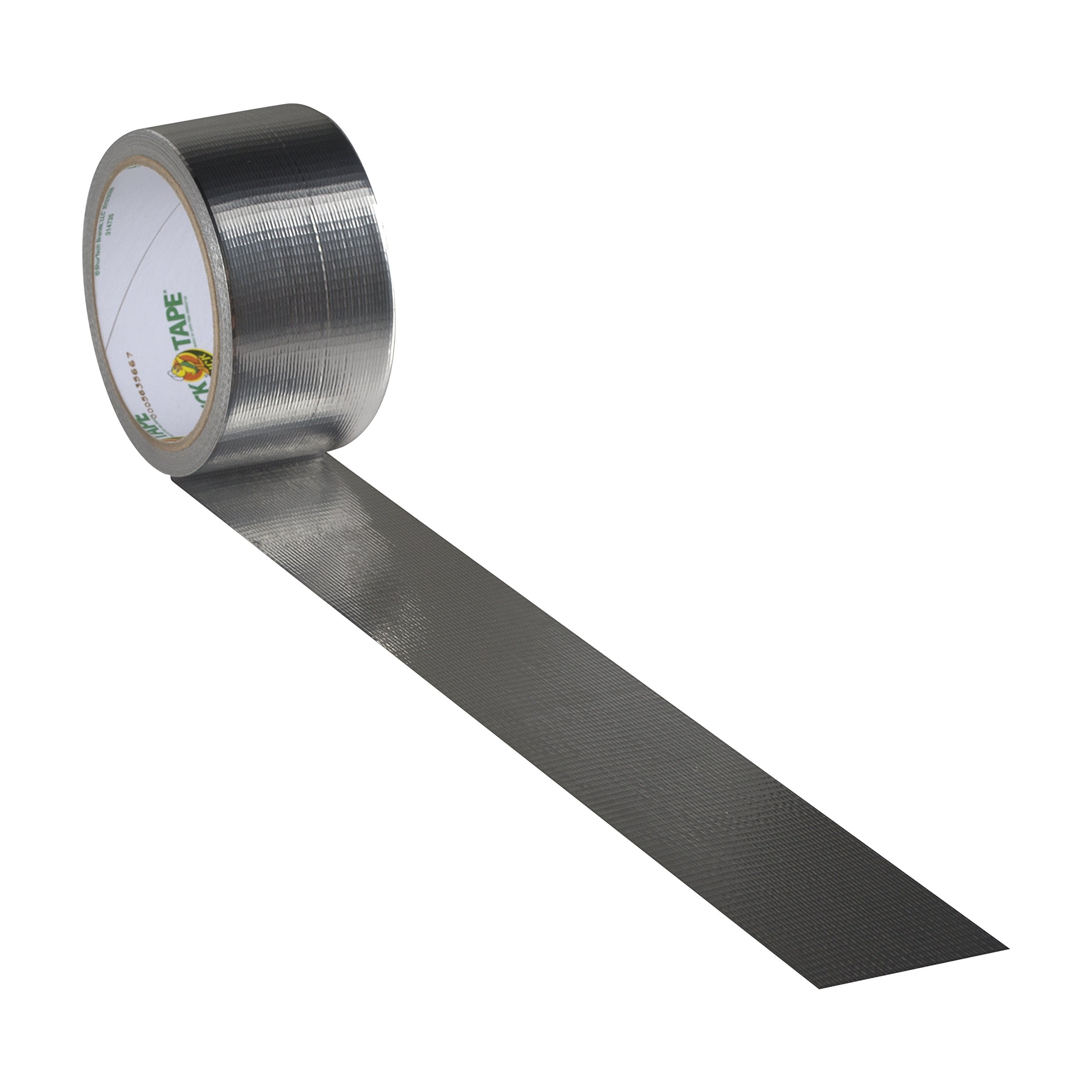 Duck Brand 280621 Metallic Color Duct Tape, Chrome, 1.88 Inches x 10 Yards, Single Roll, 1.88" x 10 yd