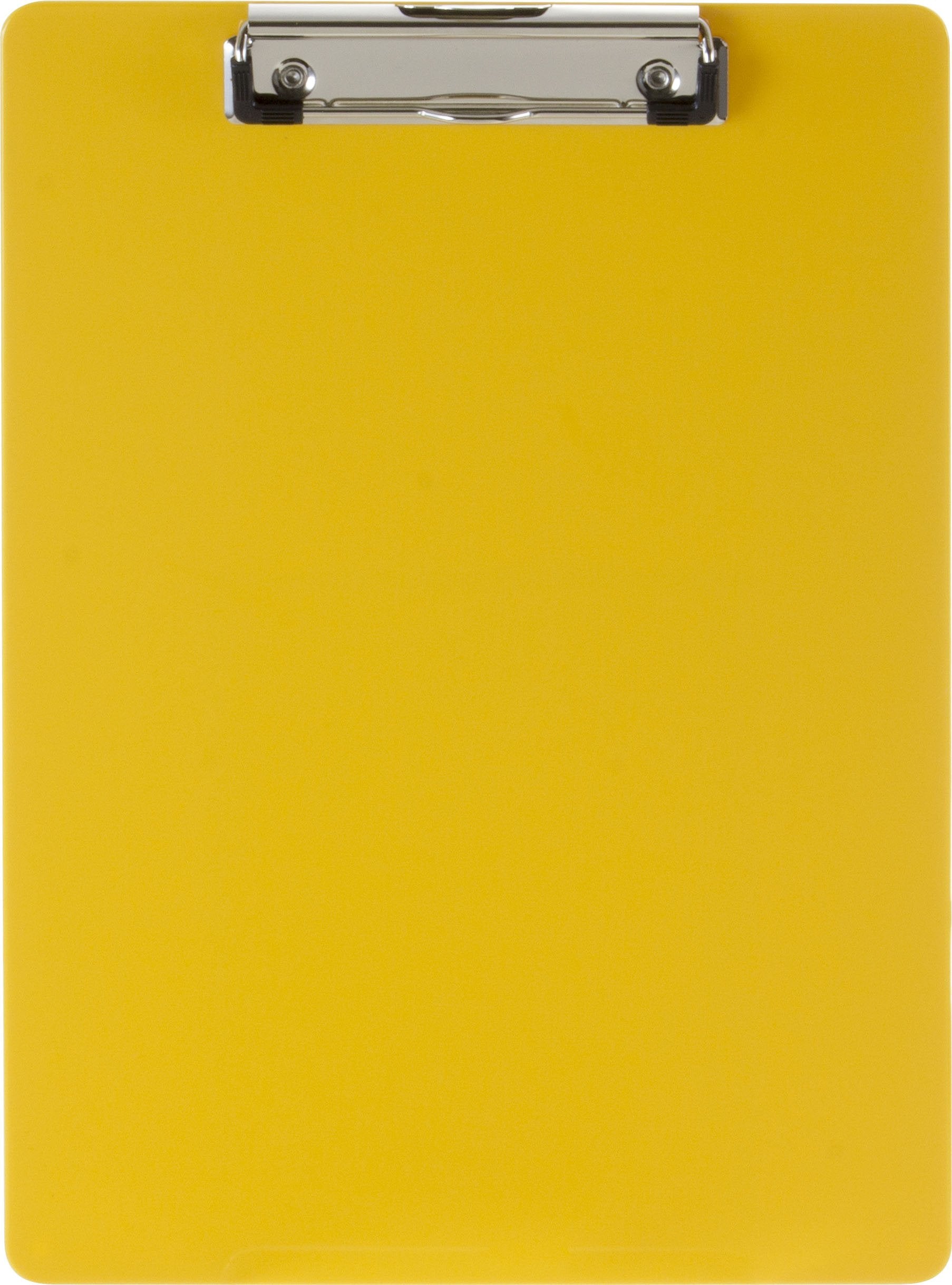 Officemate Recycled Plastic Clipboard, Letter Size, Yellow (83062)