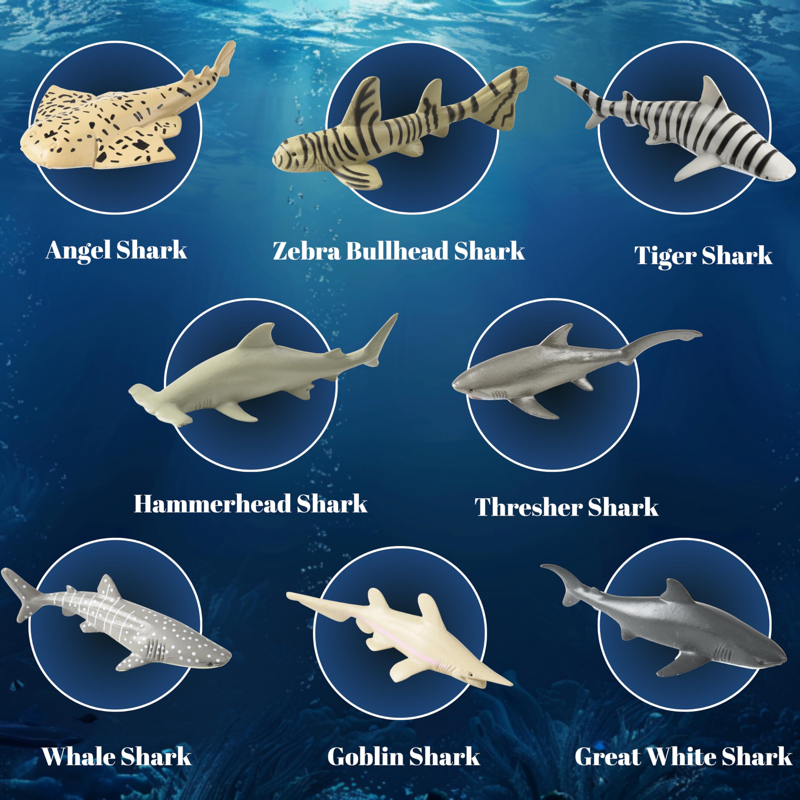 Shark Toy Animals (12 Count)