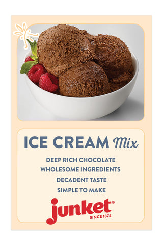 Junket Dutch Chocolate Ice Cream Mix, 4 Ounce (makes 1 quart)