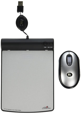 Key Connection Battery Free Wireless Optical Mouse & a USB 2' Wired Pad (WLBF20)