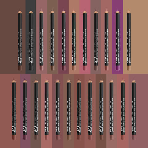NYX PROFESSIONAL MAKEUP Suede Matte Lip Liner, Velvety-Smooth, Long-Lasting Formula For A Defined Lip Makeup Look - Maison (Brown)