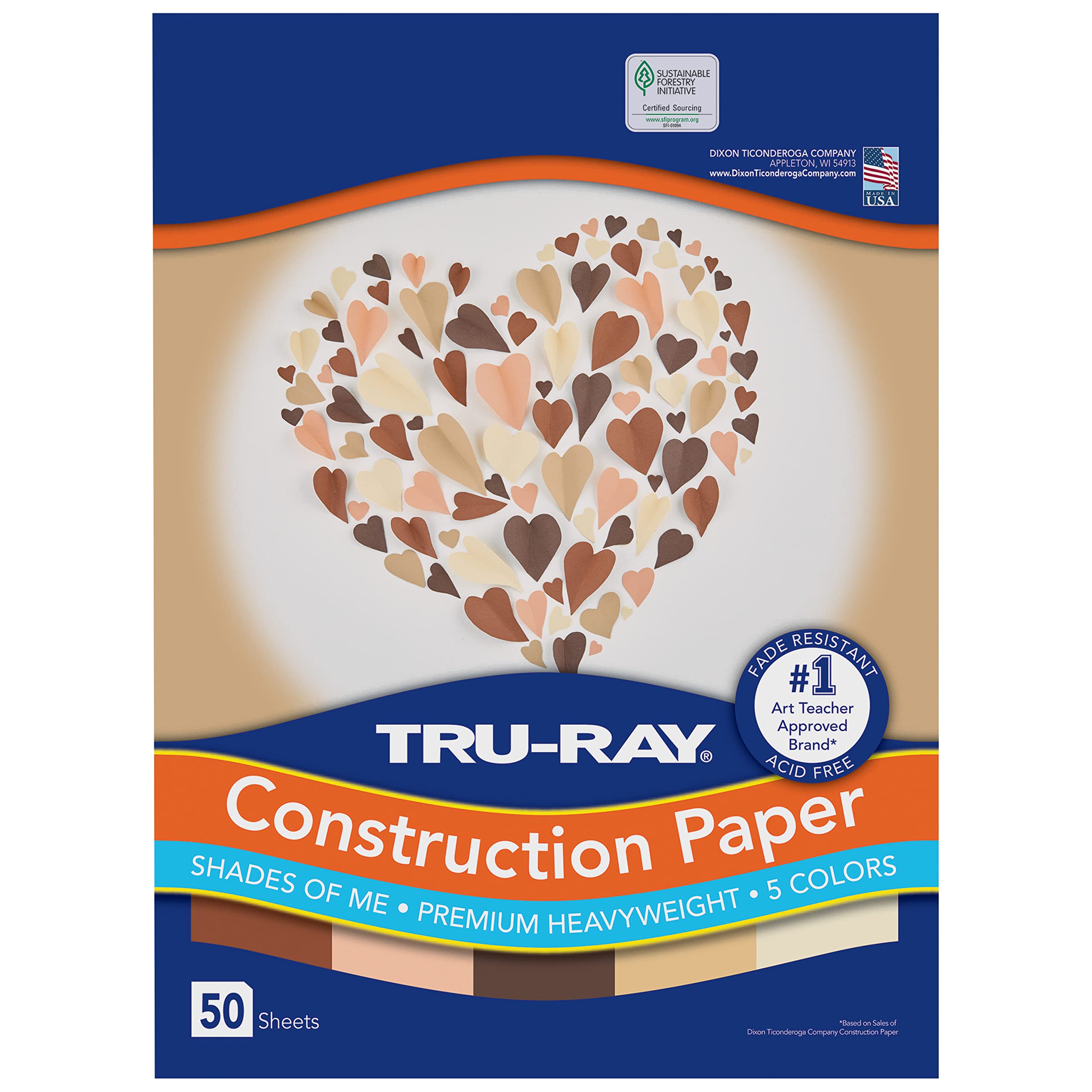 Tru-Ray Shades of Me Construction Paper 9x12
