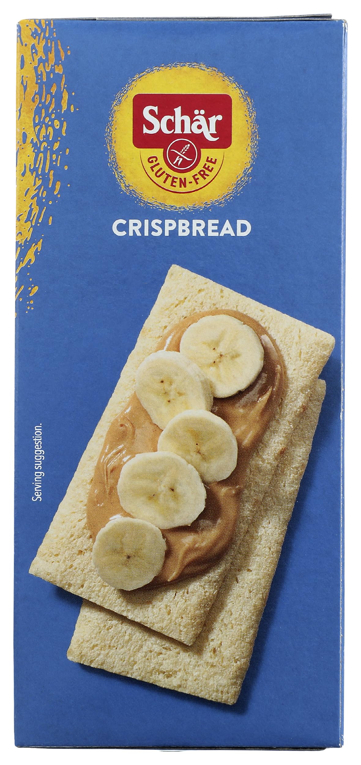 Schar - Crispbread - Certified Gluten Free - No GMO's, Lactose, Fat, Cholesterol, Wheat or Preservatives - (5.3 oz)