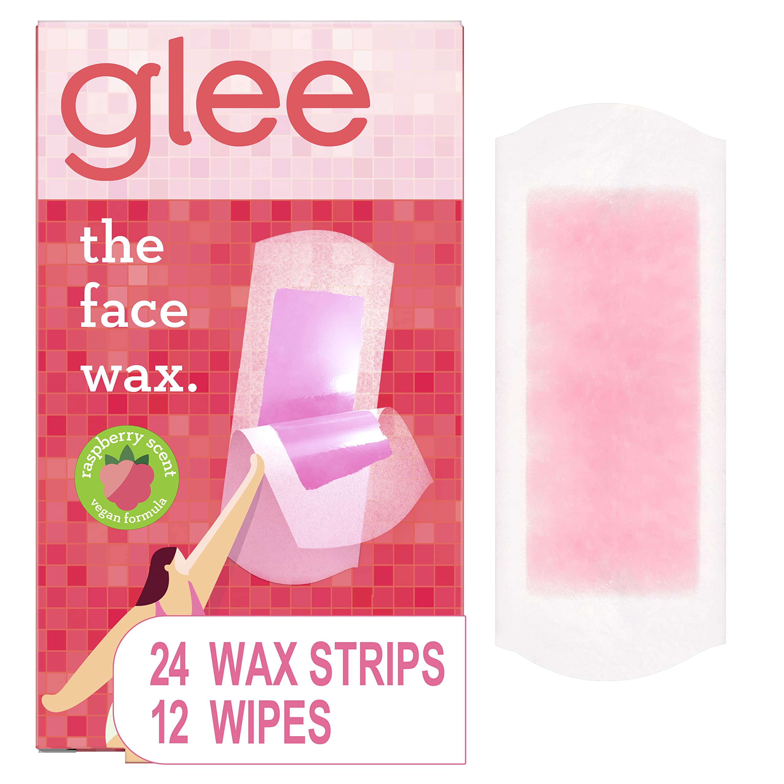 JOY Glee Face Wax Strips Hair Removal - 24 Strips