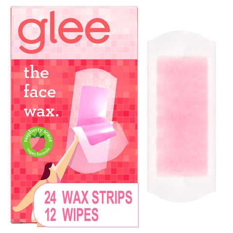 JOY Glee Face Wax Strips Hair Removal - 24 Strips